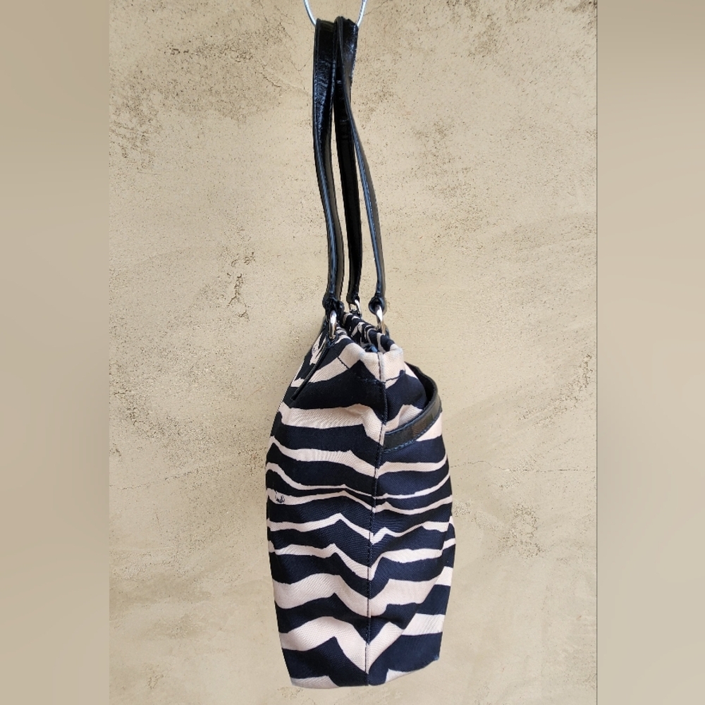 Coach Zebra Print Tote Bag - Style F23283 - Picture 4 of 15
